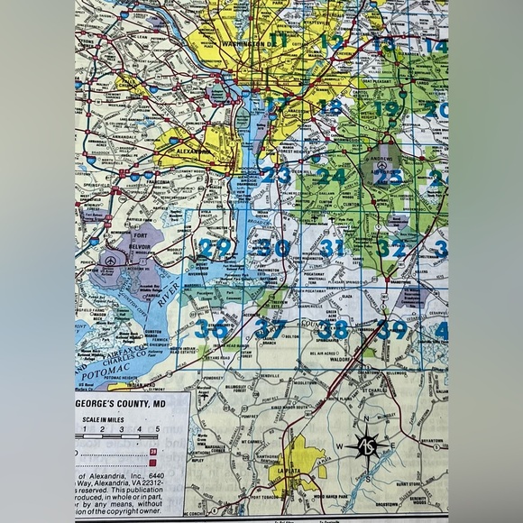 THE ORIGINAL STREET MAP BOOKS (VINTAGE) - WASHINGTON, DC/PRINCE GEORGE’S COUNTY - Picture 14 of 14